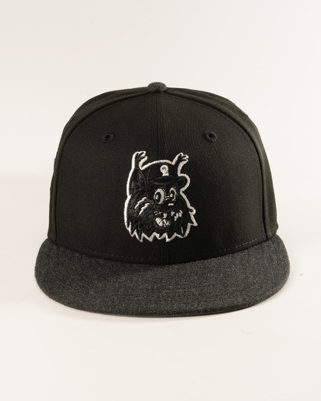 Black Ottawa Lynx 59Fifty fitted cap.