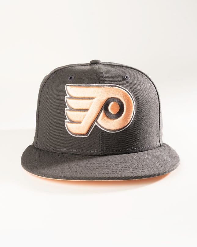 Philadelphia Flyers Graphite New Era 5Fifty Fitted Hat