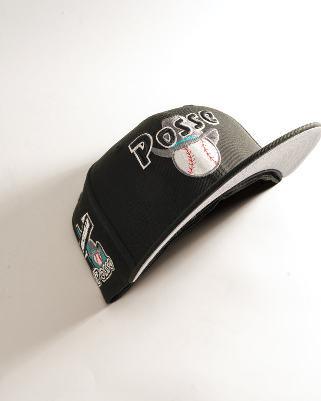 Black pocatello posse 59fifty fitted hat.