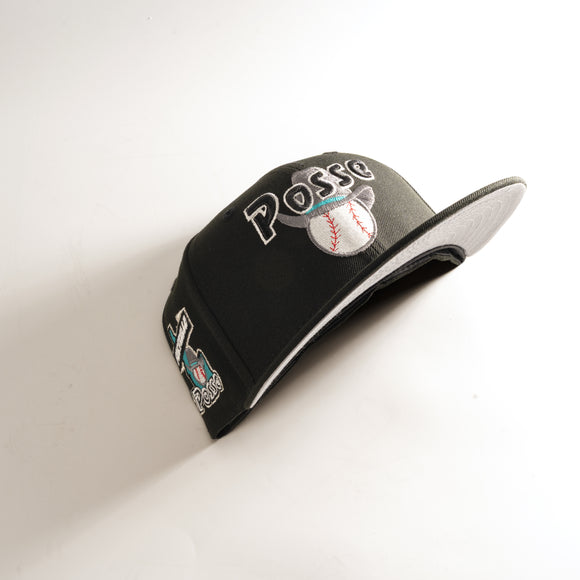 Black pocatello posse 59fifty fitted hat.
