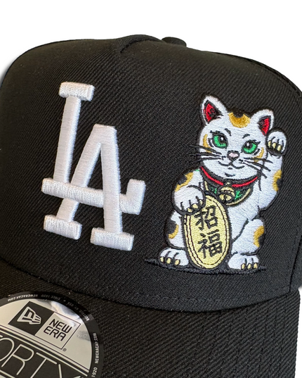LOS ANGELES DODGERS LUCKY CAT 9FORTY A-FRAME SNAPBACK HAT