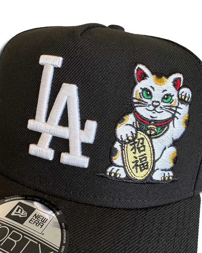 LOS ANGELES DODGERS LUCKY CAT 9FORTY A-FRAME SNAPBACK HAT