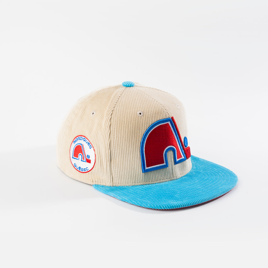 QUEBEC NORDIQUES OG TWOTONE SNAPBACK HAT Anthem Shop