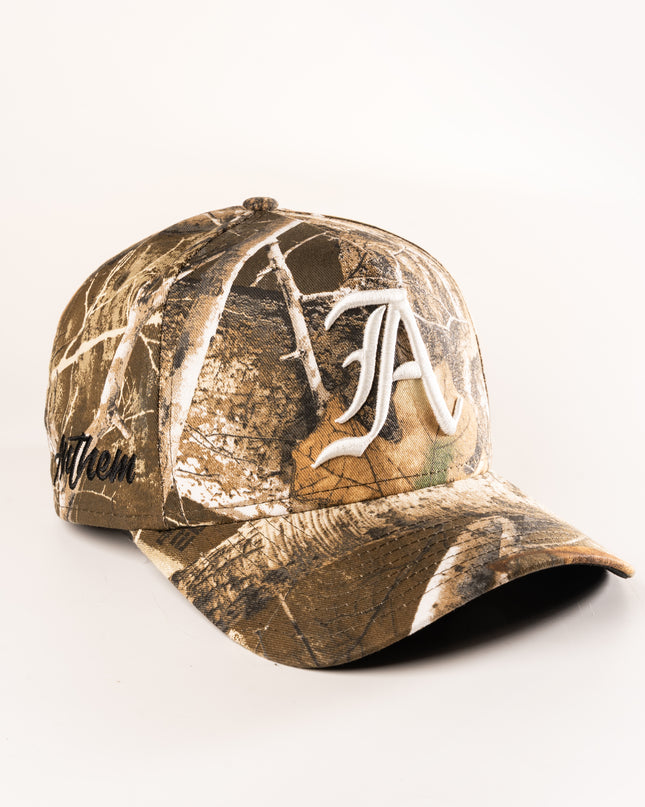 ANTHEM CALLIGRAPHY REALTREE 9FOURTY A-FRAME SNAPBACK HAT