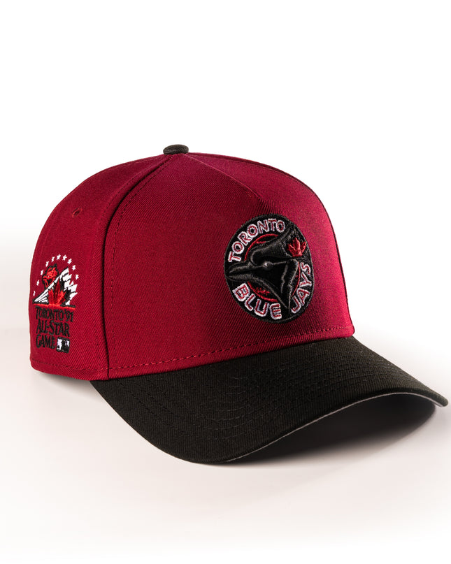 TORONTO BLUE JAYS DOUBLE DOUBLE 9FORTY A-FRAME SNAPBACK HAT
