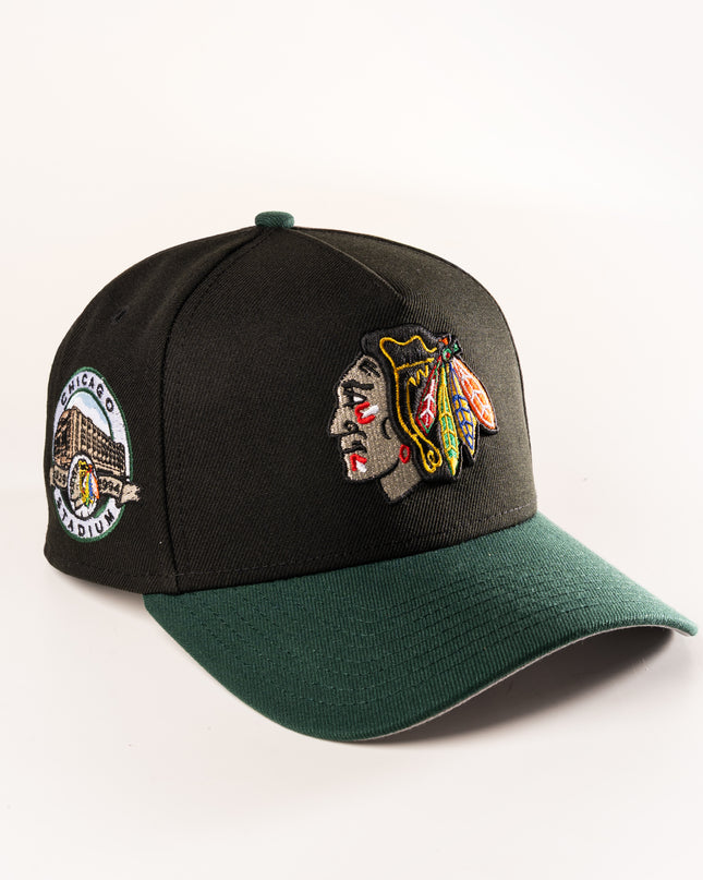CHICAGO BLACKHAWKS STADIUM 9FOURTY A-FRAME SNAPBACK HAT