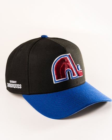 QUEBEC NORDIQUES 9FOURTY A-FRAME SNAPBACK HAT