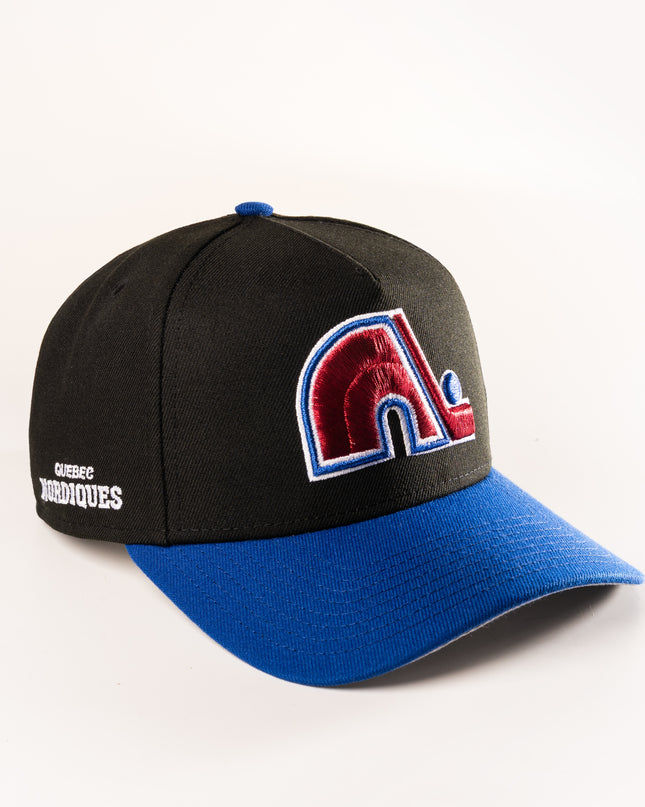 QUEBEC NORDIQUES 9FOURTY A-FRAME SNAPBACK HAT