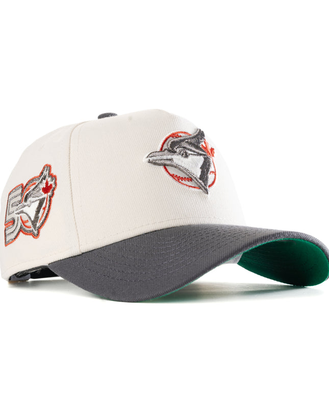 TORONTO BLUE JAYS YOUTH 50TH ANNIVERSARY 9FORTY A-FRAME SNAPBACK HAT